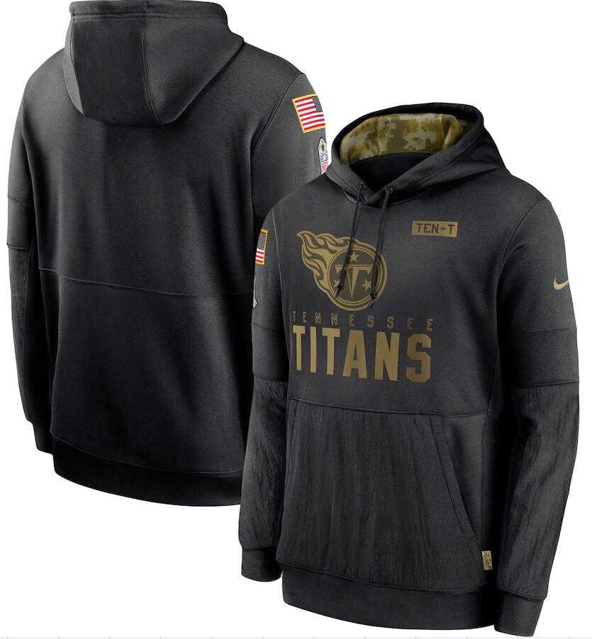 Men's Tennessee Titans Nike Black 2020 Salute to Service Sideline Performance Pullover Hoodie,We sell and wholesale Men's Tennessee Titans Nike Black 2020 Salute to Service Sideline Performance Pullover Hoodie on line form chian!